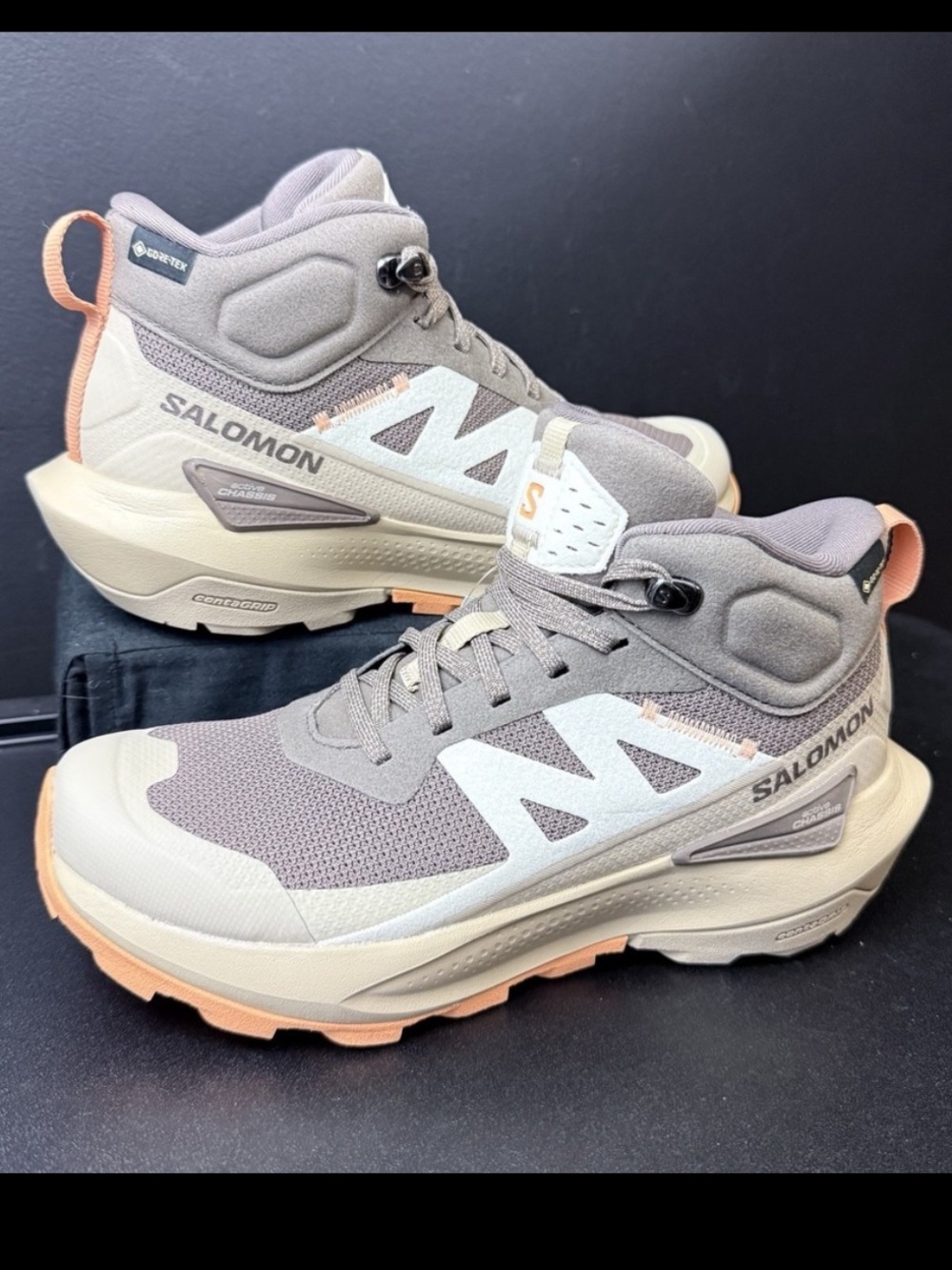 Salomon Women’s Athletic Shoes Taupe Beige Peach